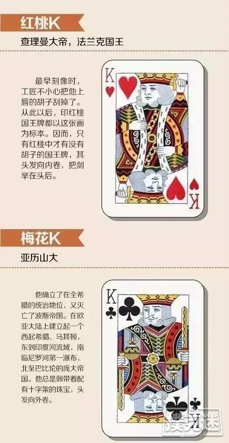 扑克牌的JQK竟对应12个历史人物！