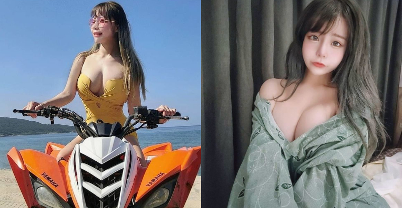 巨乳正妹「菲菲」沿海線放曬「大車燈」，粉絲狂躁跪求上車！