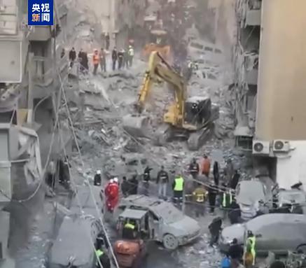 以军袭击贝鲁特市中心建筑 已造成20人死亡