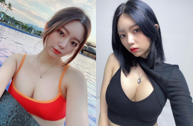 巨乳網拍闆娘「HEEJEONG」纖腰爆乳S曲線辣翻天　上帝視角「渾圓乳球」兇猛炸出