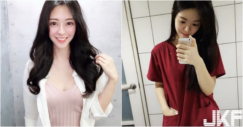 超甜美氣質「正妹外科助手」！制服下暗藏「美乳」！再也不怕開刀看醫生啦！